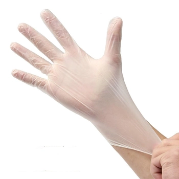 Перчатки виниловые одноразовые нестерильные без пудры M&T Displays Viper размер M 100 шт - 50 пар Белые