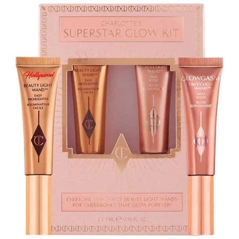 Набір для обличчя хайлайтер та рум'яна Charlotte Tilbury Charlotte's Superstar Glow kit