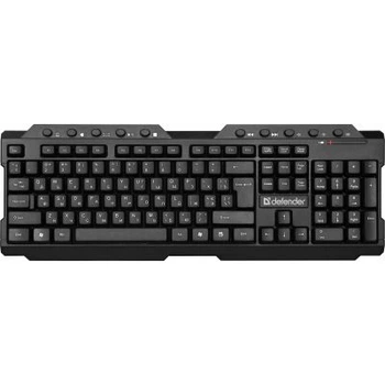 Клавіатура Defender Element hb-195 Wireless ukr Black (45189)