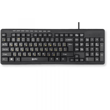 Клавіатура Piko kb-008 Black (1283126467103) usb