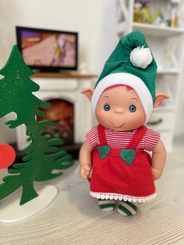 Пупс эльфик девочка Deunde Christmas Nines d'Onil, 24 см