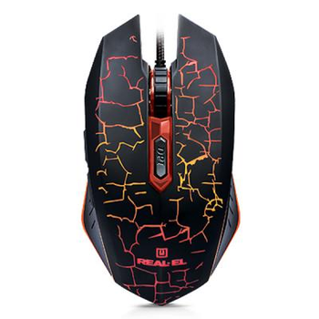 Мышка REAL-EL RM-505 Gaming, black (RM-505 Gaming, black)