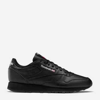Чоловічі кросівки Reebok Classic Leather 100008494 42 (9US) 27 см Чорні (4065419128079)