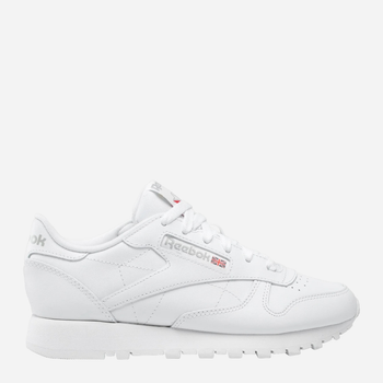 Buty sportowe damskie skórzane na platformie do kostki Reebok Classic Leather 100008496 37 (6.5US) 23.5 cm Białe (4065418342797)