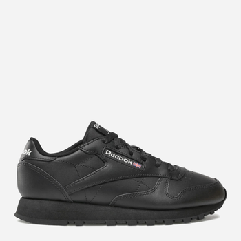 Жіночі кросівки Reebok Classic Leather 100008497 37 (6.5US) 23.5 см Чорні (4065418342841)