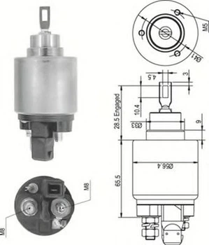 Втягуюче реле стартера Magneti Marelli (940113050343)