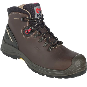 Черевики захисні Wurth Vibram високі S3-HRO пластиковий носик коричневі розмір 40 Modyf
