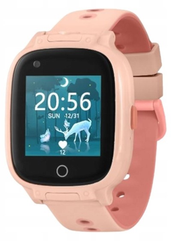 Smartwatch dla dzieci Garett Kids Twin 4G Pink (TWIN_4G_ROZO)