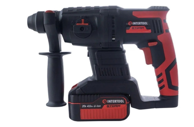 Перфоратор аккумуляторный Intertool Storm 20 В Li-Ion