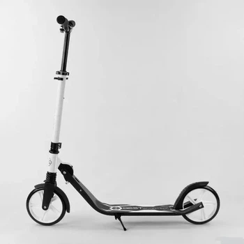 Самокат двухколесный Best Scooter 87280 зажти руля, колеса PU- 20 см 1 амортизатор