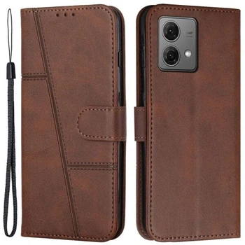 Чехол-книжка с застежкой UniCase Jet Cover для Motorola Edge 40 Neo - Brown