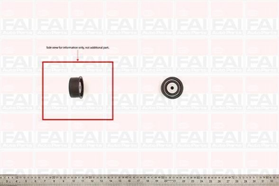 Обвідний ролик ременя ГРМ Fischer Automotive One (FA1) T9262 Opel Astra, CORSA, Zafira, Vectra, Meriva, Combo 09128740, 5636415, 5636419