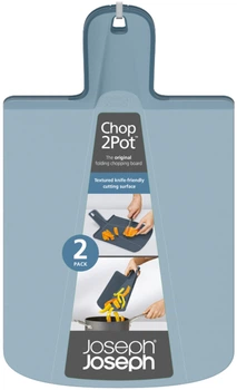 Zestaw desek do krojenia Joseph Joseph Chop2Pot S 38 x 21 cm 2 szt Niebieski (5028420004670)