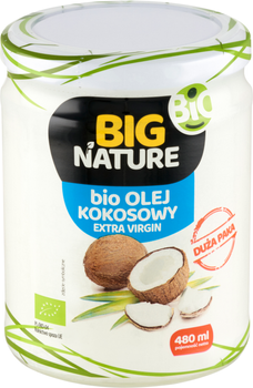 Olej kokosowy Big Nature Bio Extra Virgin 480 ml (5903293144107)