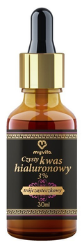 Serum do twarzy Myvita Kwas Hialuronowy 3% 30 ml (5906874332337)