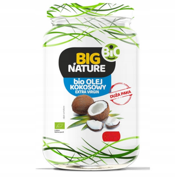 Кокосовое масло Big Nature Bio Extra Virgin 900 мл (5903293144121)