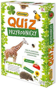 Gra planszowa Adamigo Quiz przyrodniczy (5902410007554)