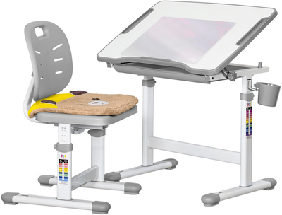 Комплект Evo-kids Evo-06 Ergo Grey (стол + стул) (Evo-06 Ergo G)
