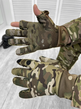 Тактичні рукавички Tactical Gloves Elite Multicam S