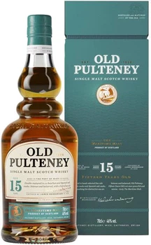 Віскі Old Pulteney 15 років витримки 0.7 л 46% у подарунковій упаковці (5010509881678)