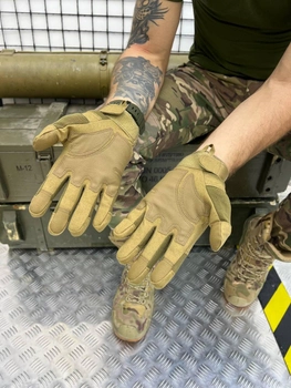 Тактичні рукавички Tactical Gloves Coyote Elite S