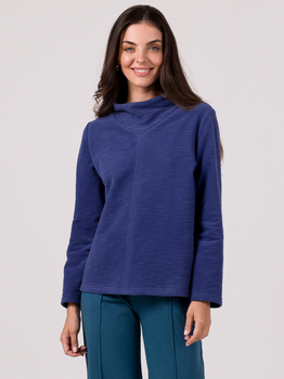 Sweter damski z bawełny BeWear B268 S Indigo (5905563718056)