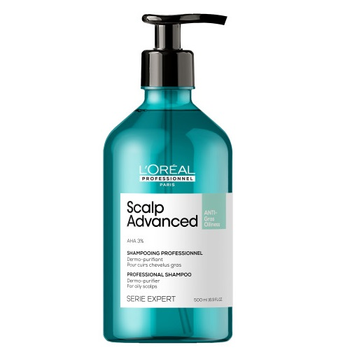 Szampon do włosów L'Oreal Serie Expert Scalp Advanced Shampoo oczyszczający 500 ml (3474637106447)