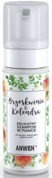 Szampon do włosów Anwen w piance Brzoskwinia & Kolendra 170 ml (5907222404232)