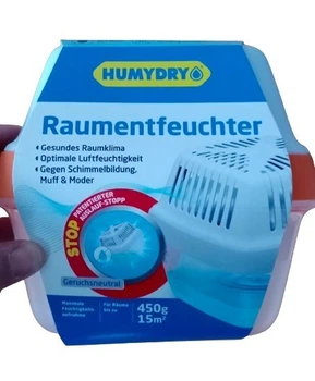 Влагопоглотитель HUMYDRY Premium Plus 450гр, 15м2/35м3
