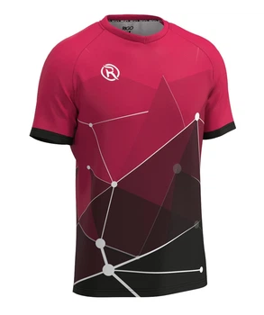 Волейбольна футболка чоловіча RIGO CHRONOS Black-Pink 4XL