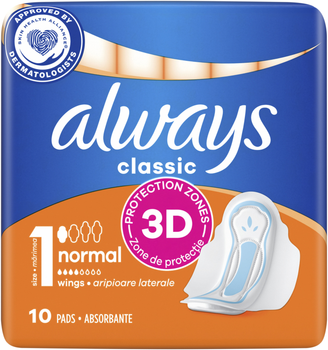 Podpaski higieniczne Always Classic Normal 10 szt (4015400259275)