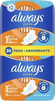 Гігієнічні прокладки Always Ultra Normal (Розмір 1) 20 шт (8006540995839)