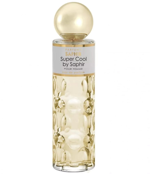 Woda perfumowana damska Saphir Parfums Super Cool Pour Femme 200 ml (8424730036399)