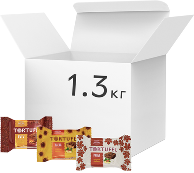 Упаковка цукерок Chocoboom Tortufel Asorti 1.3 кг (4820216490978)