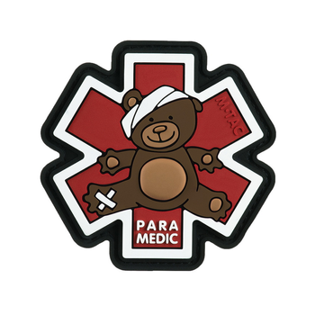 Нашивка M-Tac Paramedic Медвідь PVC 2000000145785