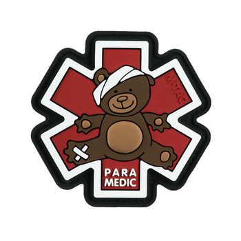 Нашивка M-Tac Paramedic Медведь PVC