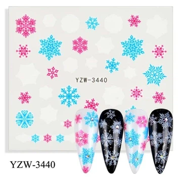 Слайдер-дизайн водные наклейки для ногтей, YZW-3440
