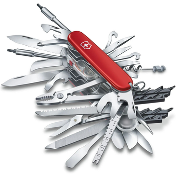 Ніж Victorinox Swisschamp XXL 91мм/73функ/червоний