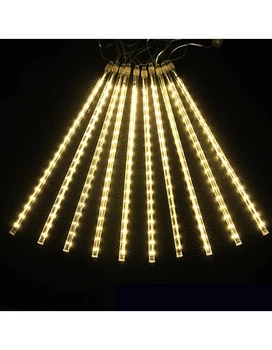 Светодиодная гирлянда Led "Тающие сосульки, Метеоритный дождь" на 240 диодов 3.6 м Белый теплый