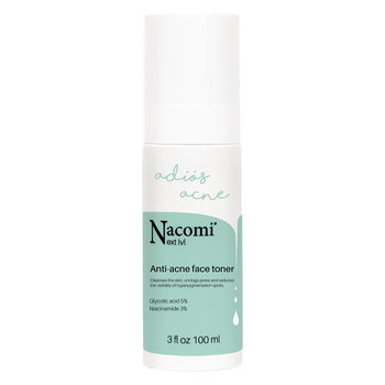 Tonik do twarzy Nacomi Next Level Anti-Acne Face Toner przeciwtrądzikowy 100 ml (5902539716481)