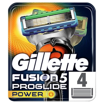 Змінні картриджі для бритви Gillette Fusion Proglide Charger 4 шт (7702018564026)