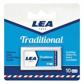 Змінні леза для бритви Lea Traditional Double Edge Blades Pack 10 шт (8410737003236)