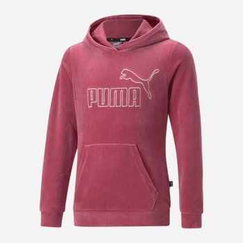 Підліткове худі для дівчинки Puma Essentials+ Velour 67104045 146-152 см Рожеве (4065449078276)