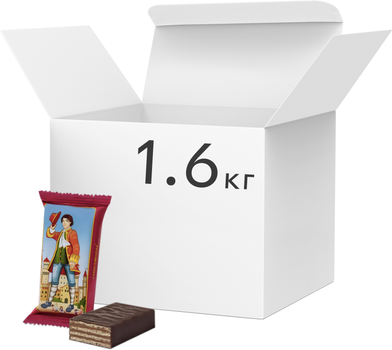 Упаковка вафельних цукерок Chocoboom Гулівер 1.6 кг (4820166842940)