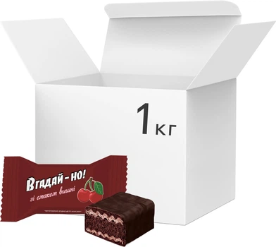 Упаковка вафельних цукерок Chocoboom Вгадай-но зі смаком вишні 1 кг (4820216491128)