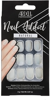 Набір накладних нігтів Ardell Nail Addict Natural Squared False Nails (74764638236)