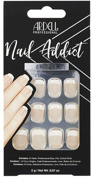 Zestaw sztucznych paznokci Ardell Nail Addict Classic French False Nails (74764664266)
