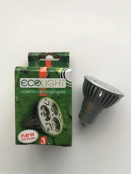 Світлодіодна лед LED лампа MR16 для стелі софіт рефлекторна 3W 3Вт GU5.3 4000К біле нейтральне денне світло art.00139