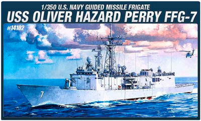 Model statku Academy USS Oliver Hazard Perry FFG-7 (8809258927150)