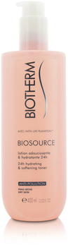 Тонер для обличчя Biotherm Biosource Hydrating & Softening Toner for Dry Skin 400 мл (3614271256096)
